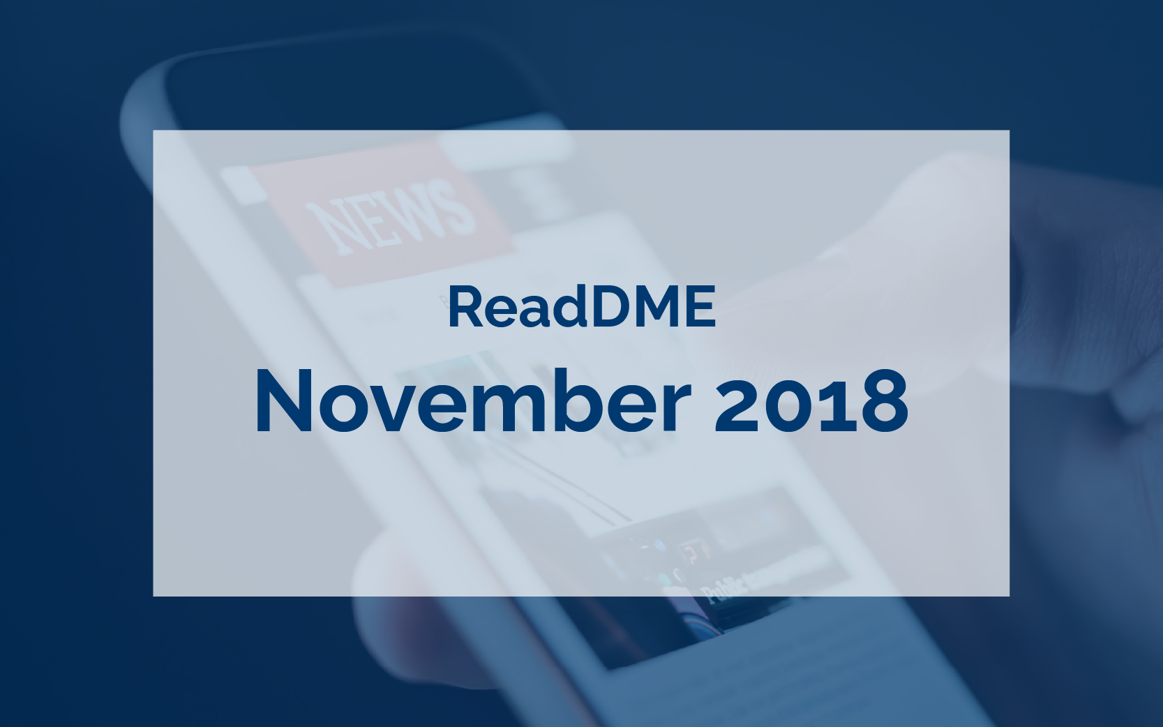 ReaDME News November 2018