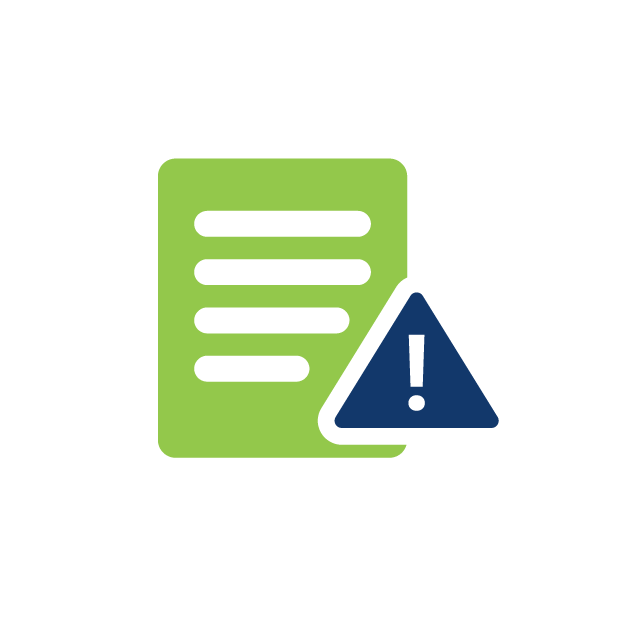 Why Choose TrueSight 6 Paperwork with caution symbol icon