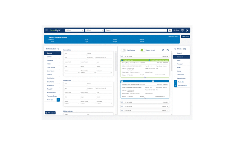 animated gif of truesight software pages