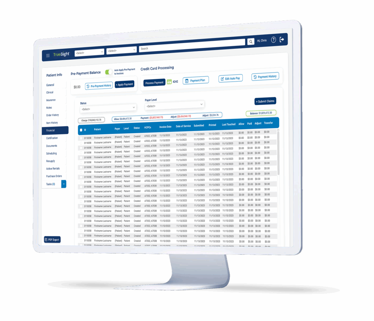 DME Billing Software | TrueSight