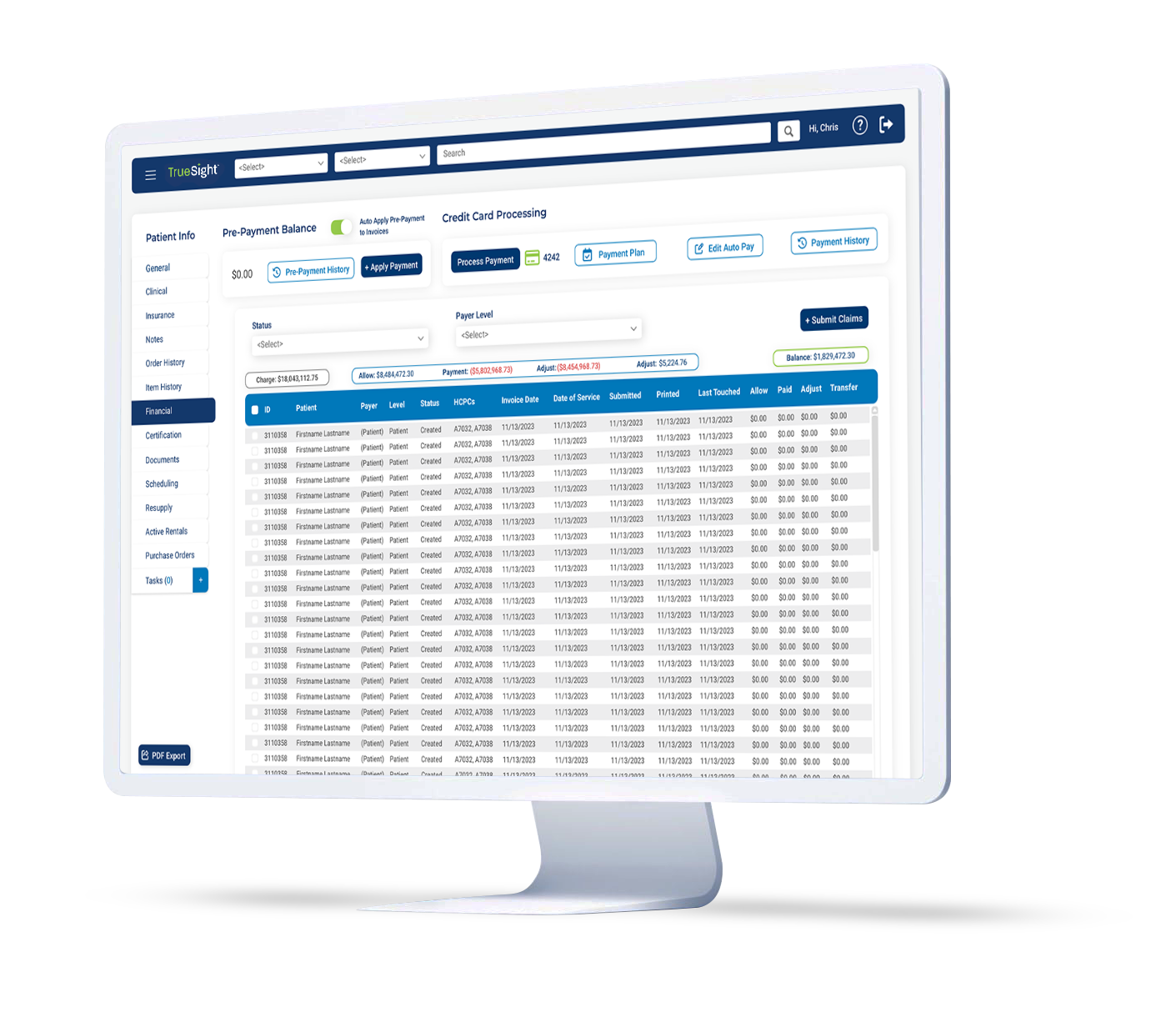 TrueSight Software demo on desktop
