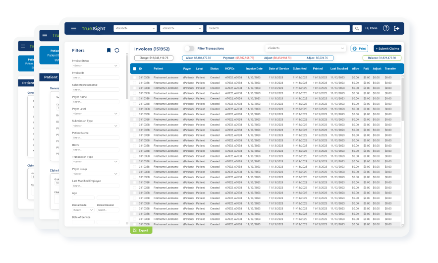 Software screenshots