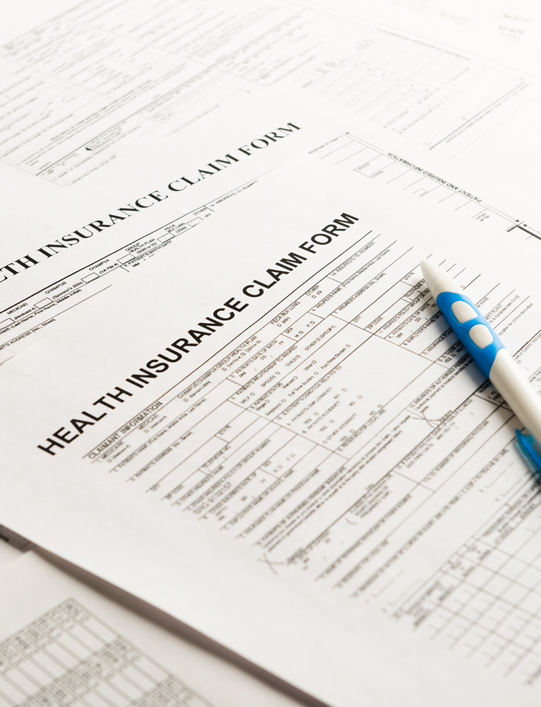 health insurance form, paperwork for insurance