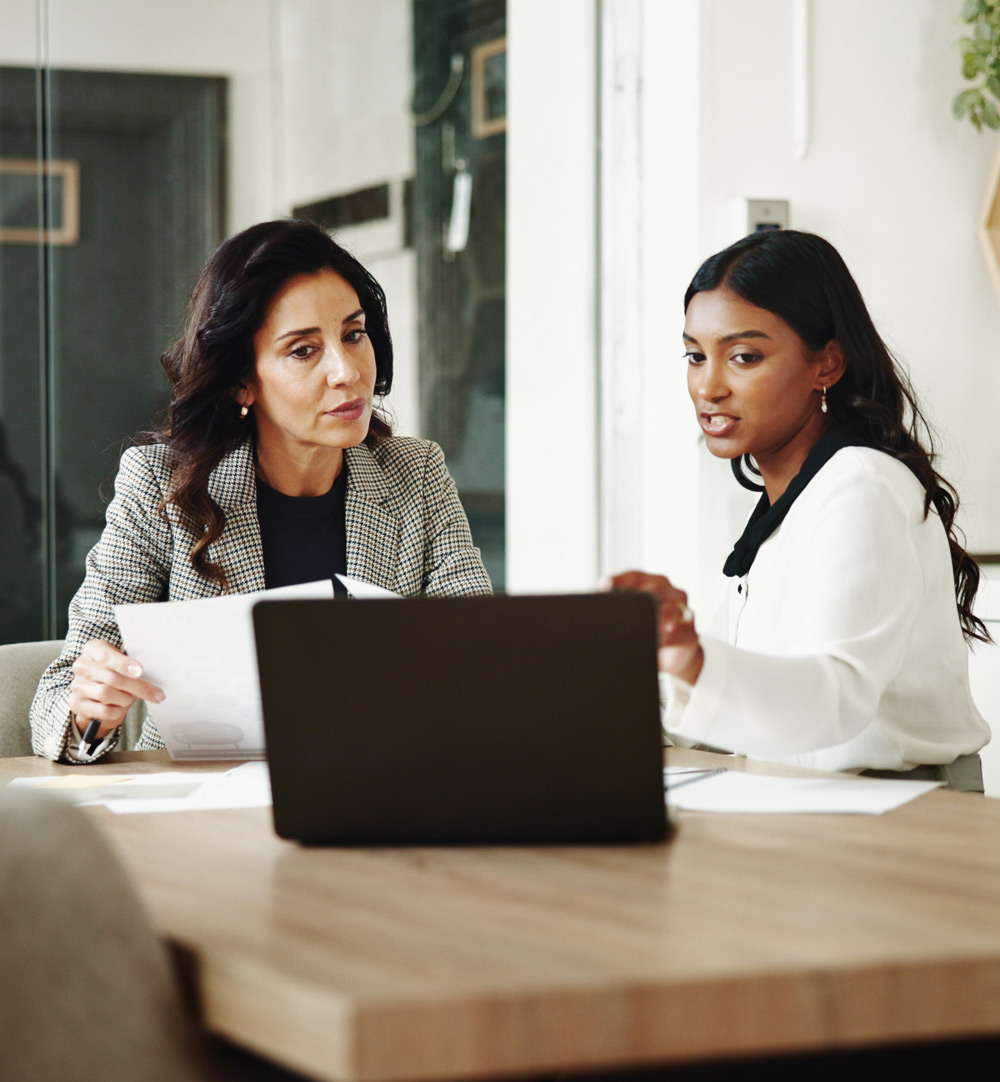business people with laptop for meeting